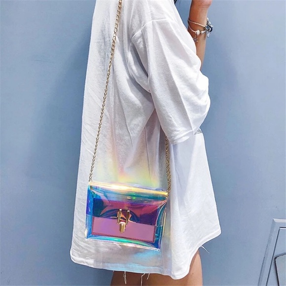 Urban Outfitters Handbags - Holographic Iridescent Crossbody Bag